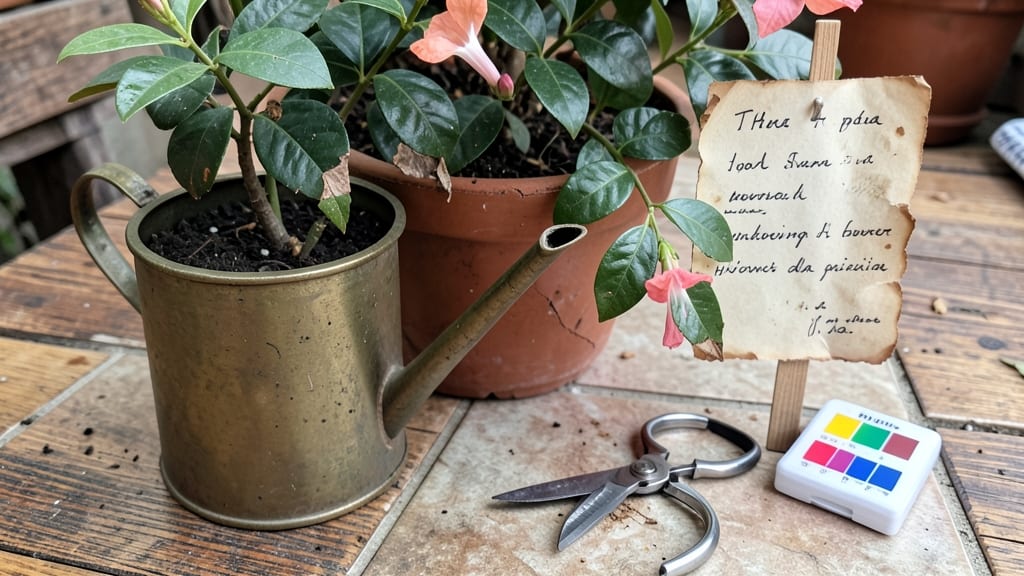 Mandevilla Plant Brown Leaves: Revive Yellowed Foliage in 48 Hours