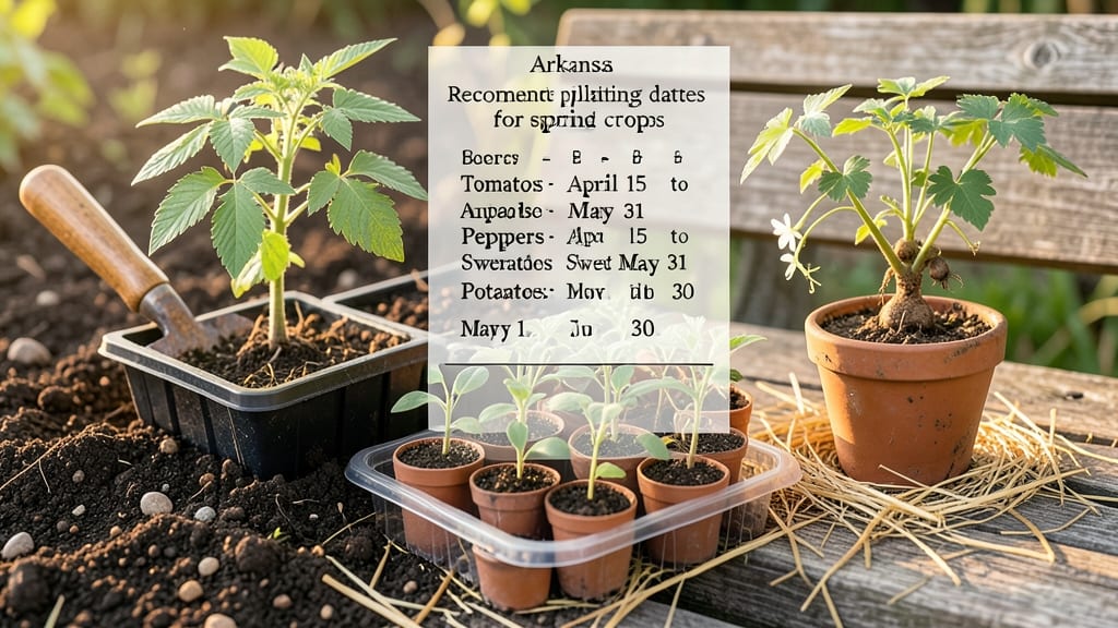 When to Plant a Garden in Arkansas: Last Frost Dates by Zone + Heat-Tolerant Crops