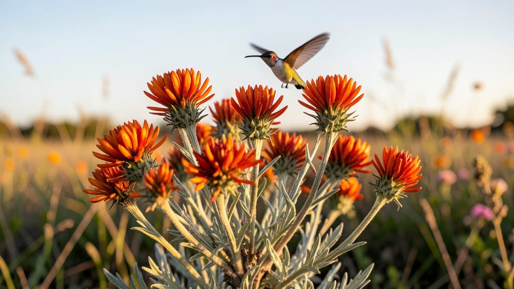 Firewheel Plant for Hummingbird Magnet Gardens