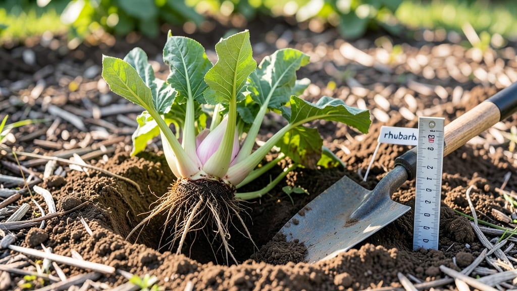 How Deep to Plant Rhubarb Crowns: Exact Inches for Fast Root Establishment
