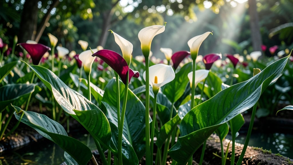 Calla Lily Bulbs for Dramatic Foliage
