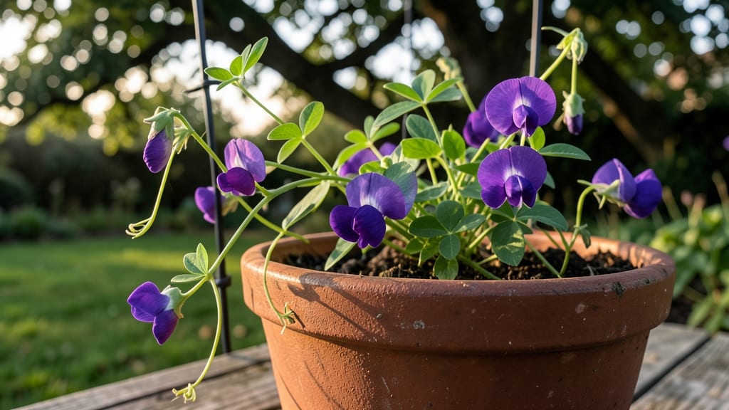 Purple Flower Pea Plant: Edible Blooms and Sweet Pods in One Season