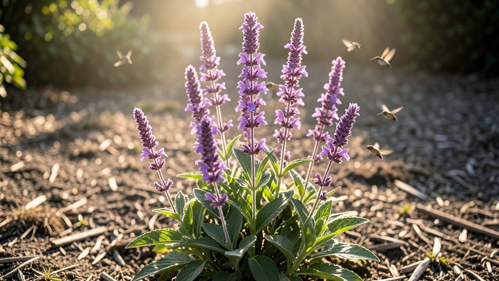 Salvia Nemorosa Seeds for Purple-Pink Garden Drama