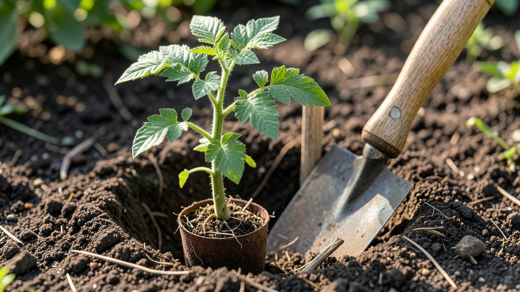 Tomato Plant Planting Depth: Exact Inches for Strong Stems and Bigger Harvests