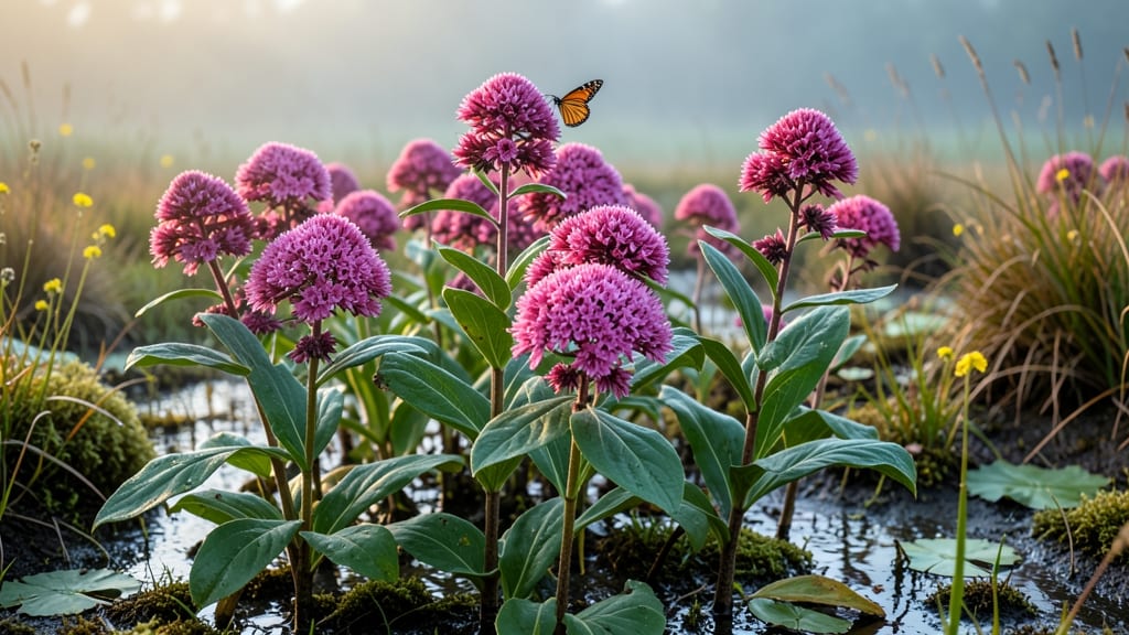 Swamp Milkweed Attracts Monarch Butterflies
