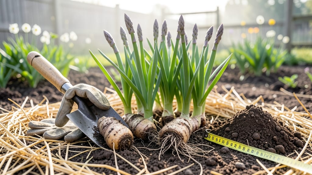 How to Plant Asparagas: Crown Depth Secrets for Long-Term Harvests