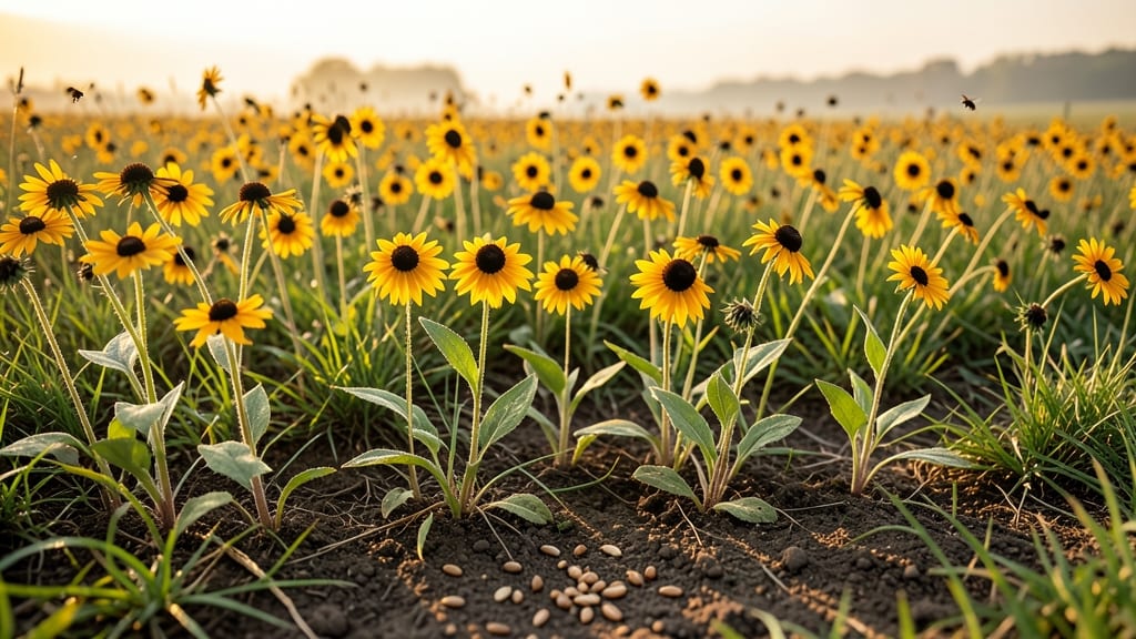 Black-Eyed Susan Seeds for Golden Summer Blooms