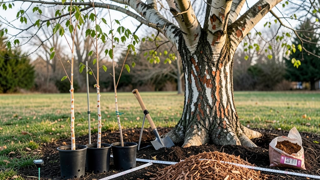 How Far Apart to Plant River Birch Trees: 15 to 25 Feet Spacing for Full Canopy Growth