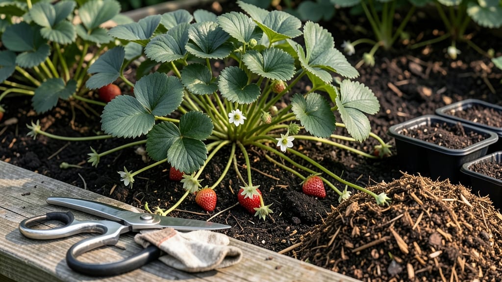 Strawberry Plant Runners Cut: Propagation Trick for Bushier Harvests Year-Round