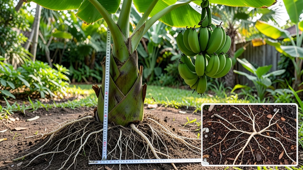 How Deep Are Banana Roots: Underground Spread Zones Explained for Planting Success