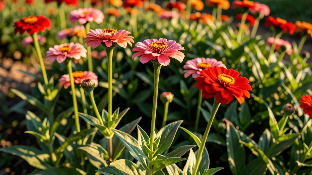 Zinnias With Heat-Proof Blooms And Long Stems