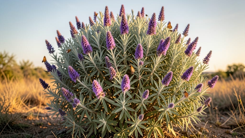 Autumn Sage with Fragrant Purple Blooms