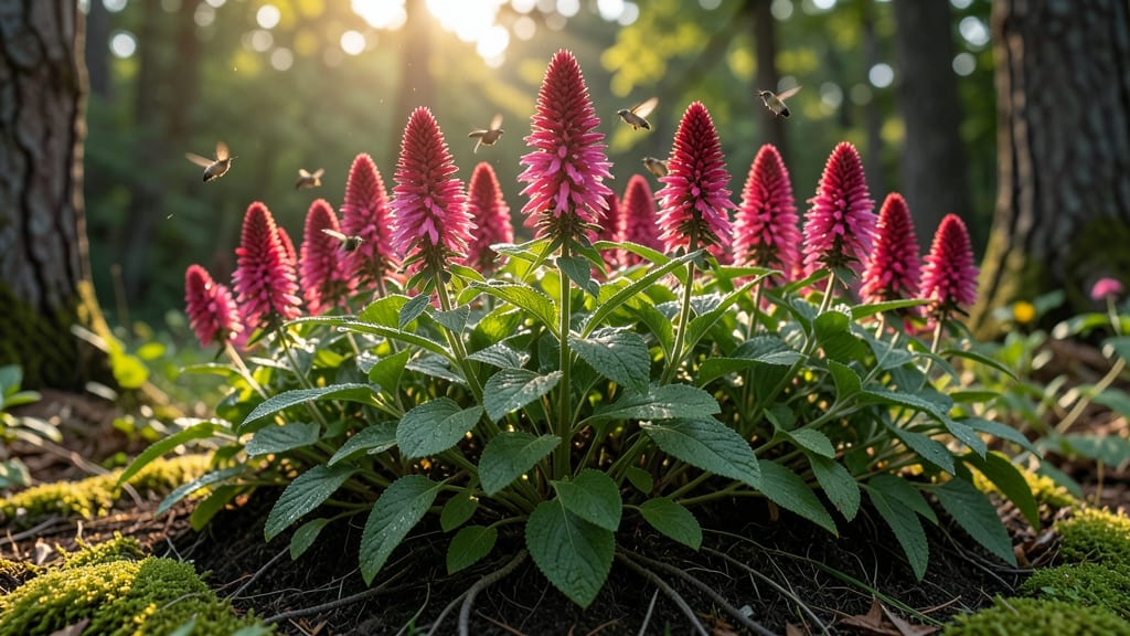 Bee Balm for Vibrant Red and Pink Clusters