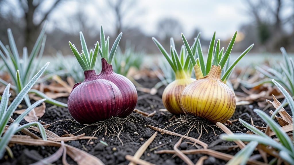 Onion Sets: Red Baron and Yellow Stripe