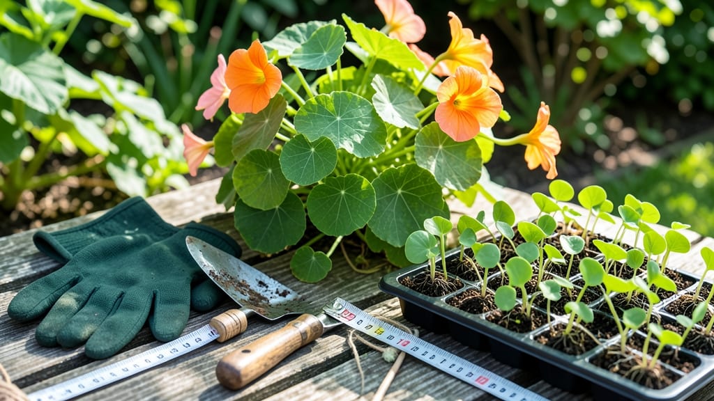 How Far Apart to Plant Nasturtiums: 12-18 Inch Spacing for Bushy Growth