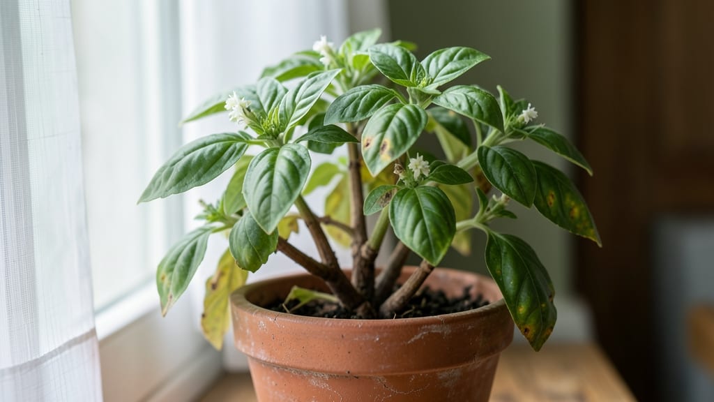 Basil Plants With Brown Stems: Revive Drops in Minutes With Vinegar Fix