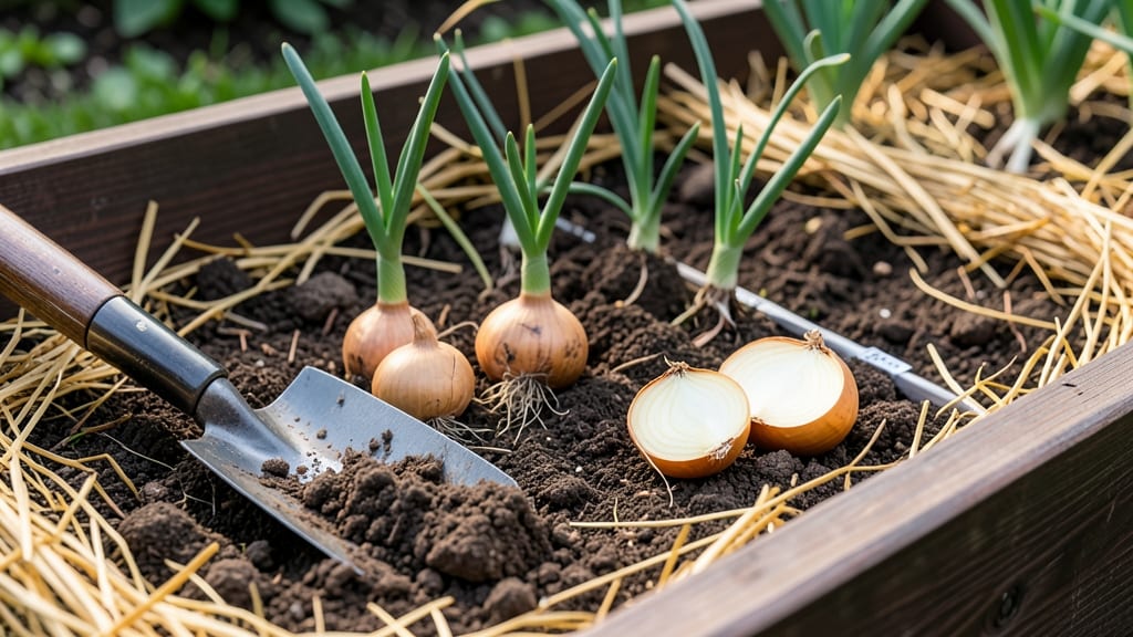 Best Way to Plant Onion Bulbs: Layered Soil Trick for Bigger Harvests