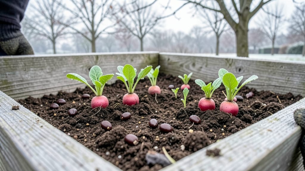 Radishes: Cherry Belle and French Breakfast